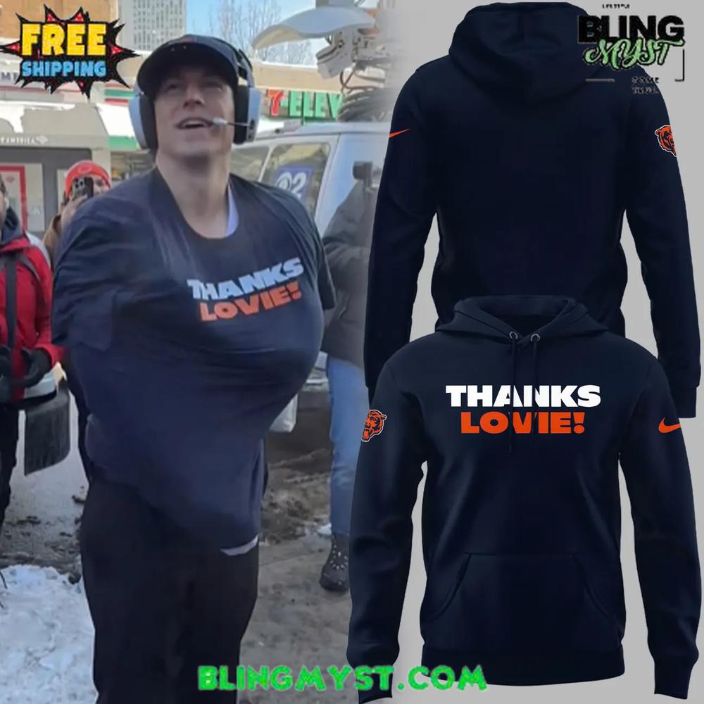 Chicago Bears Thanks Lovie Good Better Best Hoodie Chicago Bears Thanks Lovie Good Better Best Hoodie