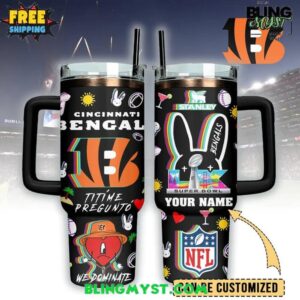 Cincinnati Bengals x Bad Bunny Super Bowl LX Stanley Tumbler Cup