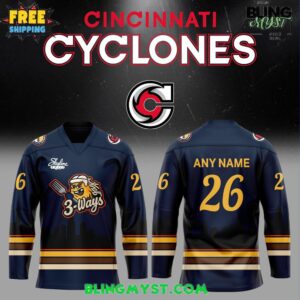 Cincinnati Cyclones 3-Ways 2025–2026 Special Hockey Jersey
