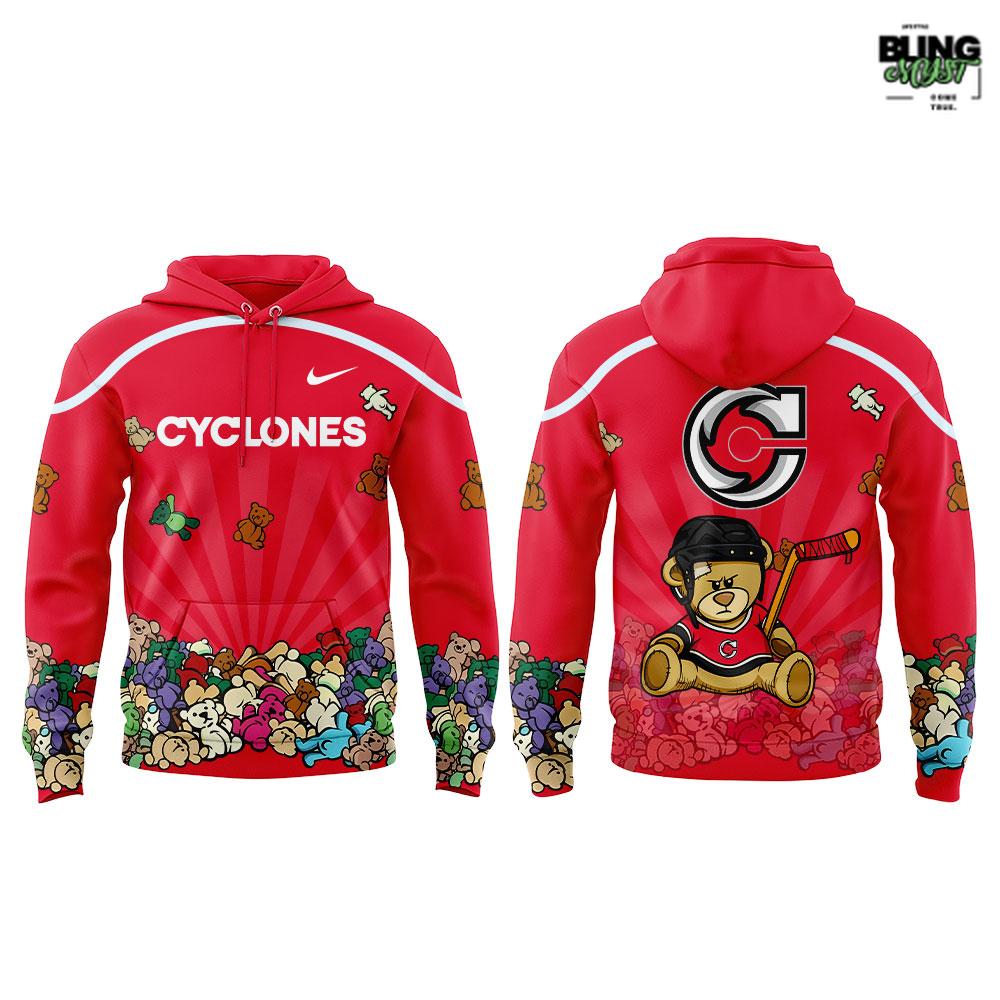 Cincinnati Cyclones Teddy Bear Toss Night Edition Hoodie Cincinnati Cyclones Teddy Bear Toss Night Edition Hoodie