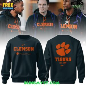Clemson Tigers Engineered For Tiger Basketball Sweatshirt