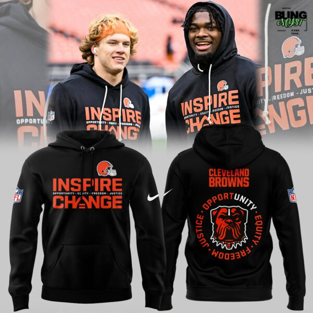 Cleveland Browns Inspire Change Support Special Edition Hoodie Cleveland Browns Inspire Change Support Special Edition Hoodie