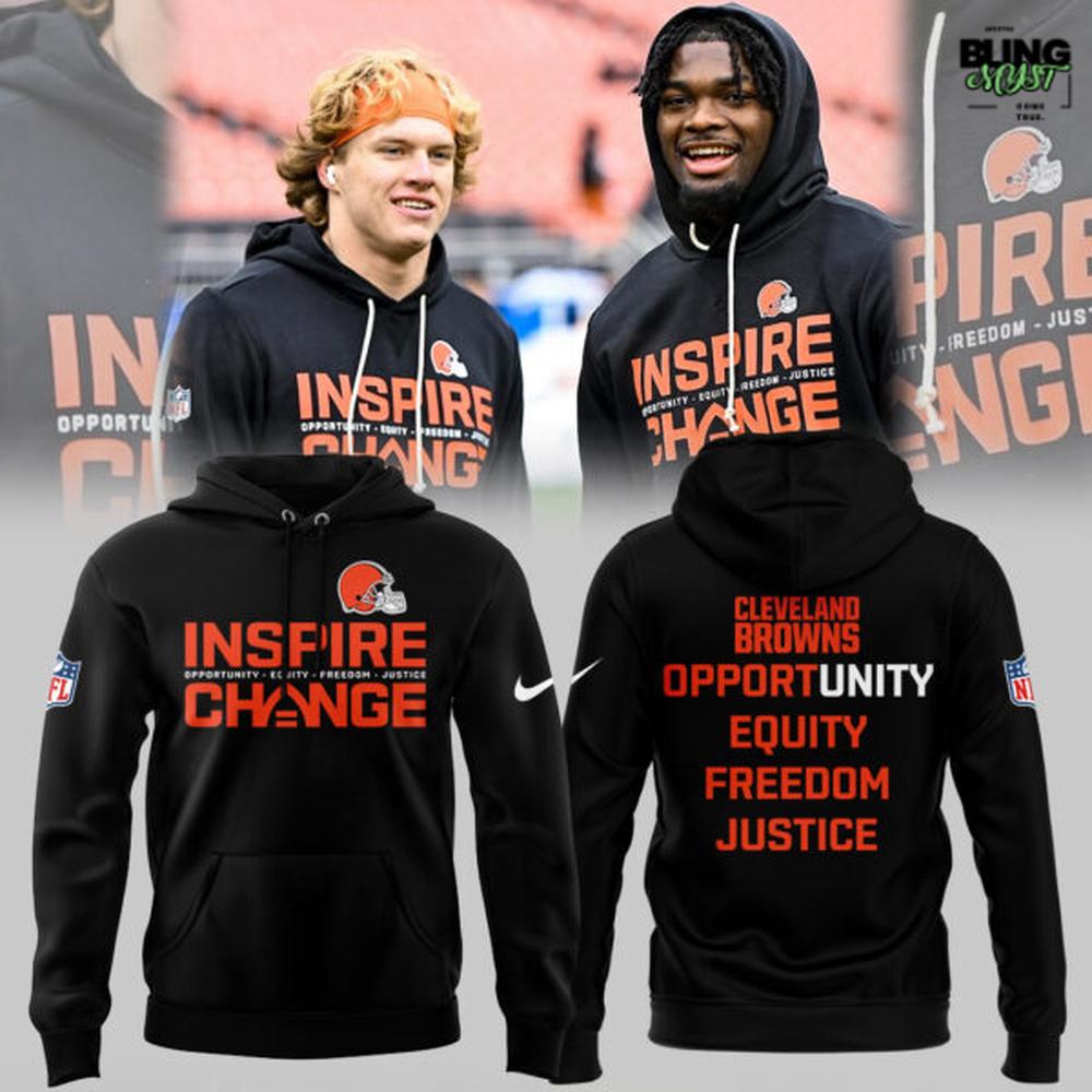 Cleveland Browns Inspire Change Support Special Edition Hoodie Cleveland Browns Inspire Change Support Special Edition Hoodie