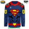 Cleveland Monsters Superman Special Edition Hockey Jersey 1 Cleveland Monsters Superman Special Edition Hockey Jersey 2