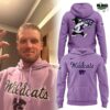 Coach Collin Klein Kansas State Wildcats Purple Hoodie 4