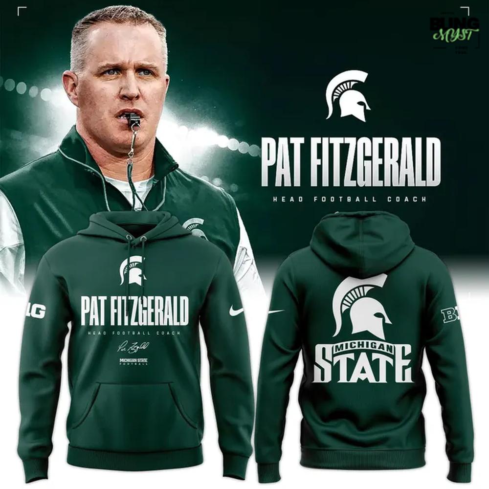 Coach Fitzgerald Michigan State Spartans Special Edition Hoodie Coach Fitzgerald Michigan State Spartans Special Edition Hoodie