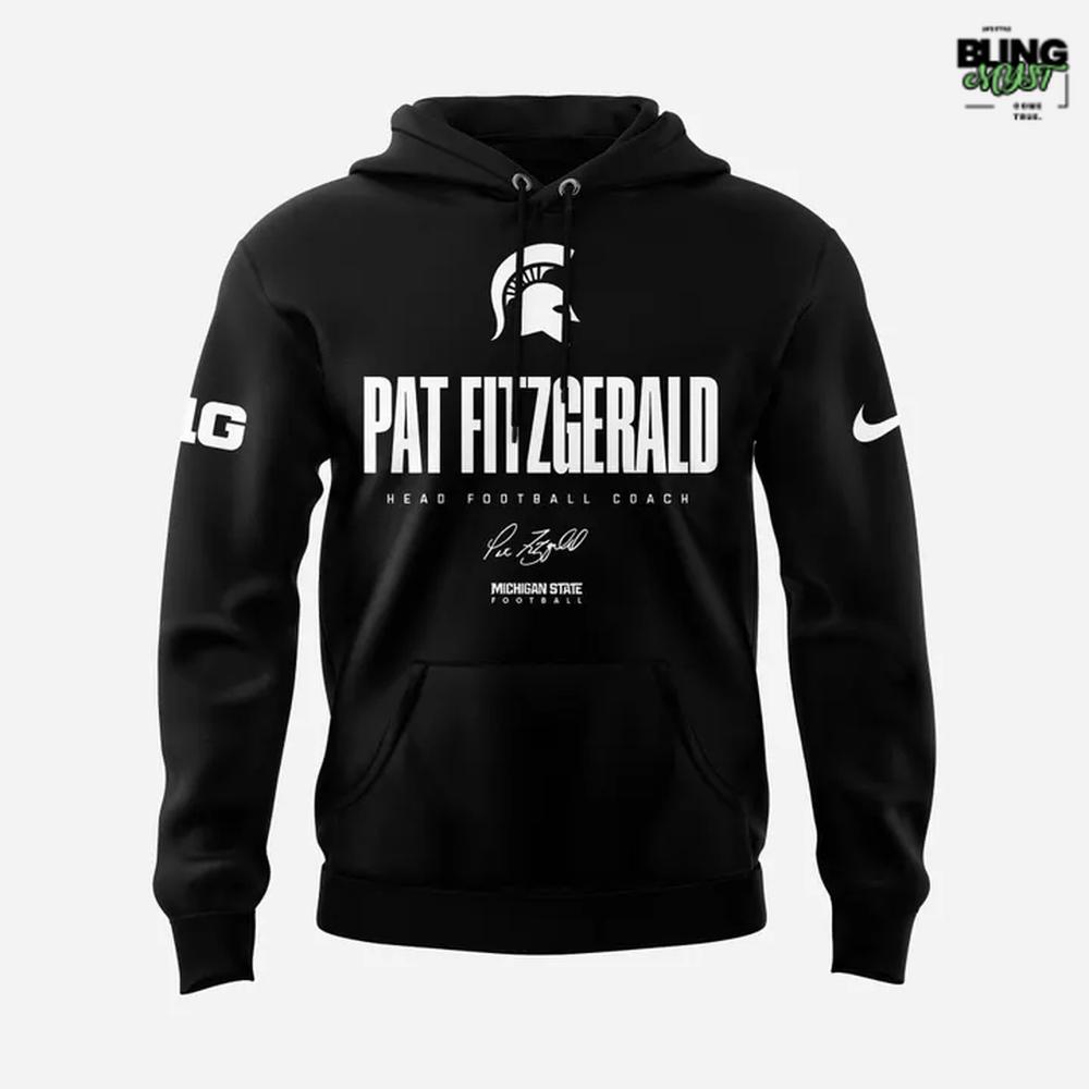 Coach Fitzgerald Michigan State Spartans Special Edition Hoodie Coach Fitzgerald Michigan State Spartans Special Edition Hoodie