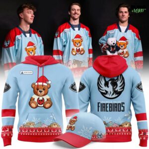 Coachella Valley Firebirds Teddy Bear Toss Christmas Hoodie