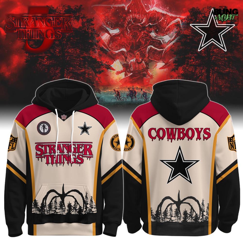 Dallas Cowboys x Stranger Things Special Edition Hoodie Dallas Cowboys x Stranger Things Special Edition Hoodie