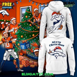 Denver Broncos Merry Christmas 2025 NFL Hoodie