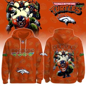 Denver Broncos Teenage Mutant Ninja Turtles 2026 Hoodie