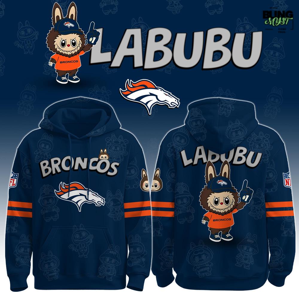 Denver Broncos x Labubu Limited Edition Hoodie Denver Broncos x Labubu Limited Edition Hoodie