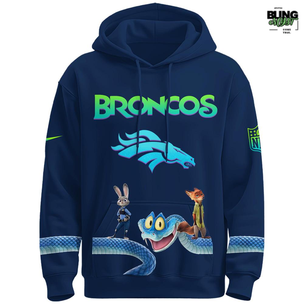 Denver Broncos x Zootopia 2 Limited Edition Hoodie Denver Broncos x Zootopia 2 Limited Edition Hoodie