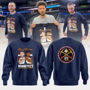 Denver Nuggets Christmas Christian Brauin And Cam Johnson Special Edition Sweatshirt