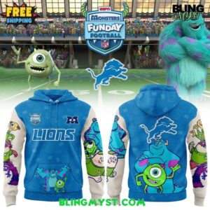 Detroit Lions Monsters Funday Football Hoodie