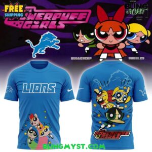 Detroit Lions The Powerpuff Girls T-Shirt