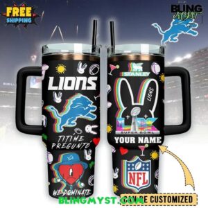 Detroit Lions x Bad Bunny Super Bowl LX Stanley Tumbler Cup