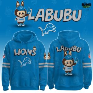 Detroit Lions x Labubu Limited Edition Hoodie