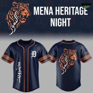 Detroit Tigers Mena Heritage Night Baseball Jersey