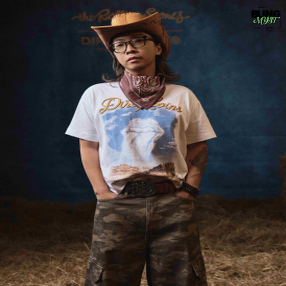 Dirty Coins Rolling Stones Desert Sky-Shirt White Dirty Coins Rolling Stones Desert Sky-Shirt White