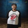 Dirty Coins Rolling Stones Faded Print Raglan LS Sweatshirt 2 Dirty Coins Rolling Stones Faded Print Raglan LS Sweatshirt 3