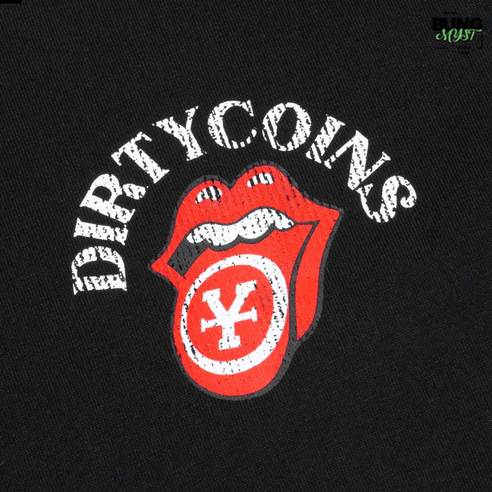 Dirty Coins Rolling Stones International T-Shirt Black Dirty Coins Rolling Stones International T-Shirt Black