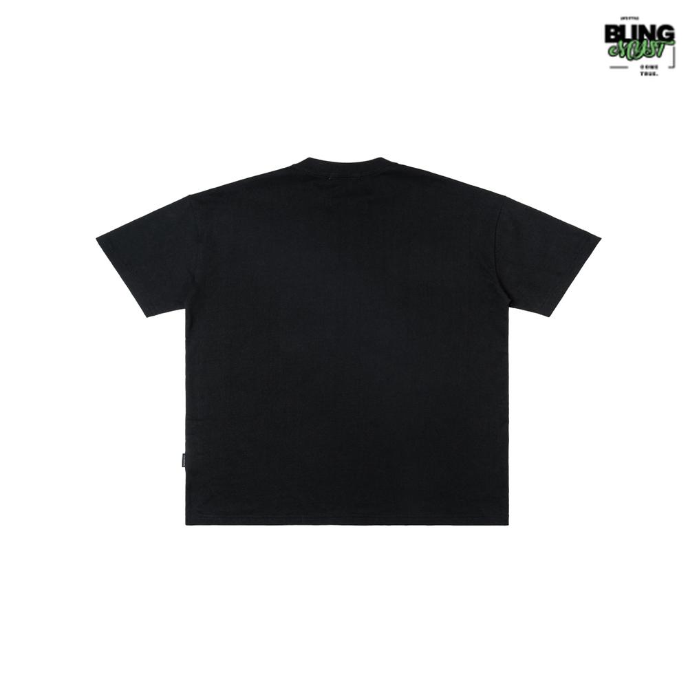 Dirty Coins Rolling Stones Rhinestone T-Shirt Black Dirty Coins Rolling Stones Rhinestone T-Shirt Black