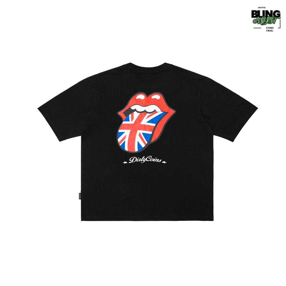 Dirty Coins Rolling Stones UK Logo T-Shirt Dirty Coins Rolling Stones UK Logo T-Shirt