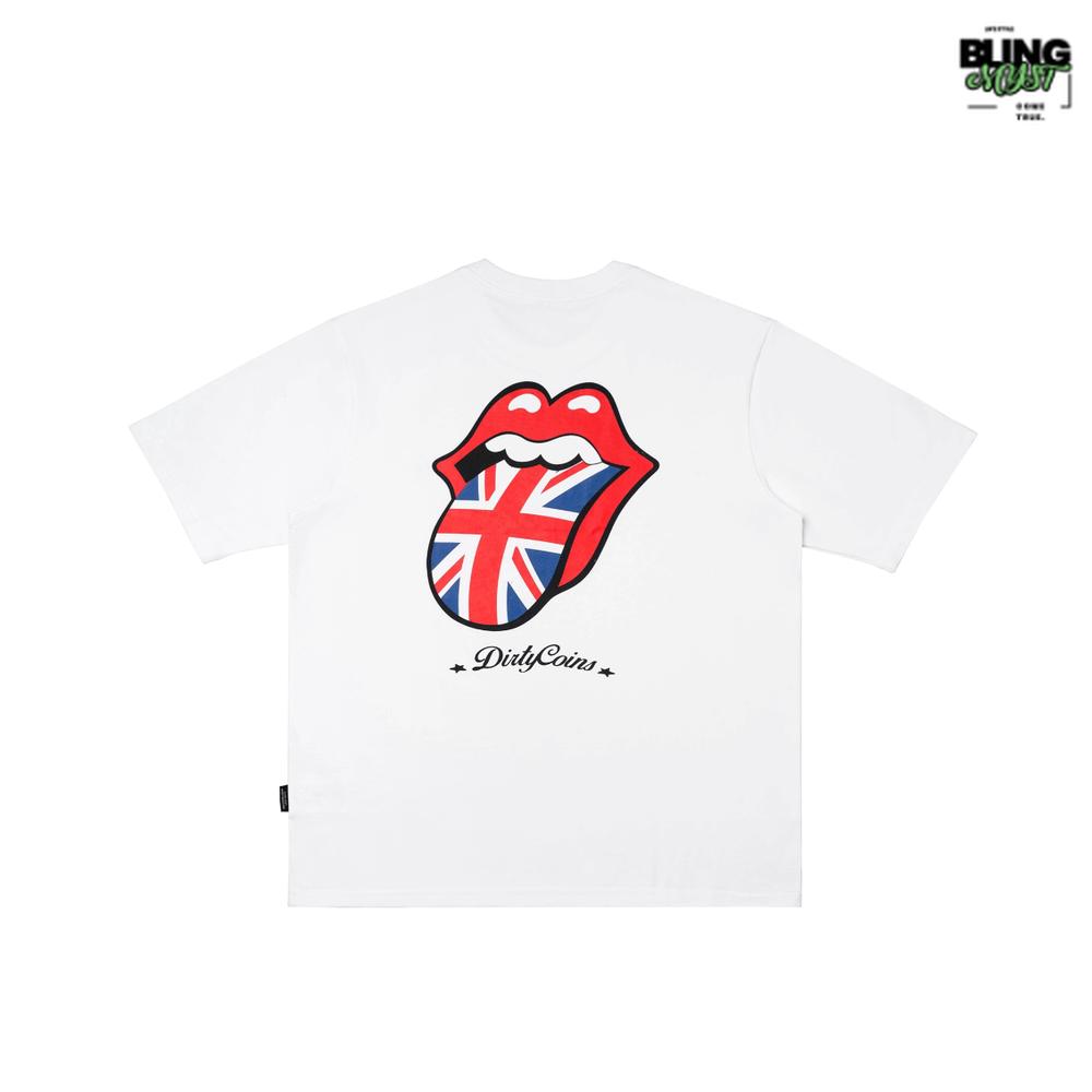 Dirty Coins Rolling Stones UK Logo T-Shirt Dirty Coins Rolling Stones UK Logo T-Shirt