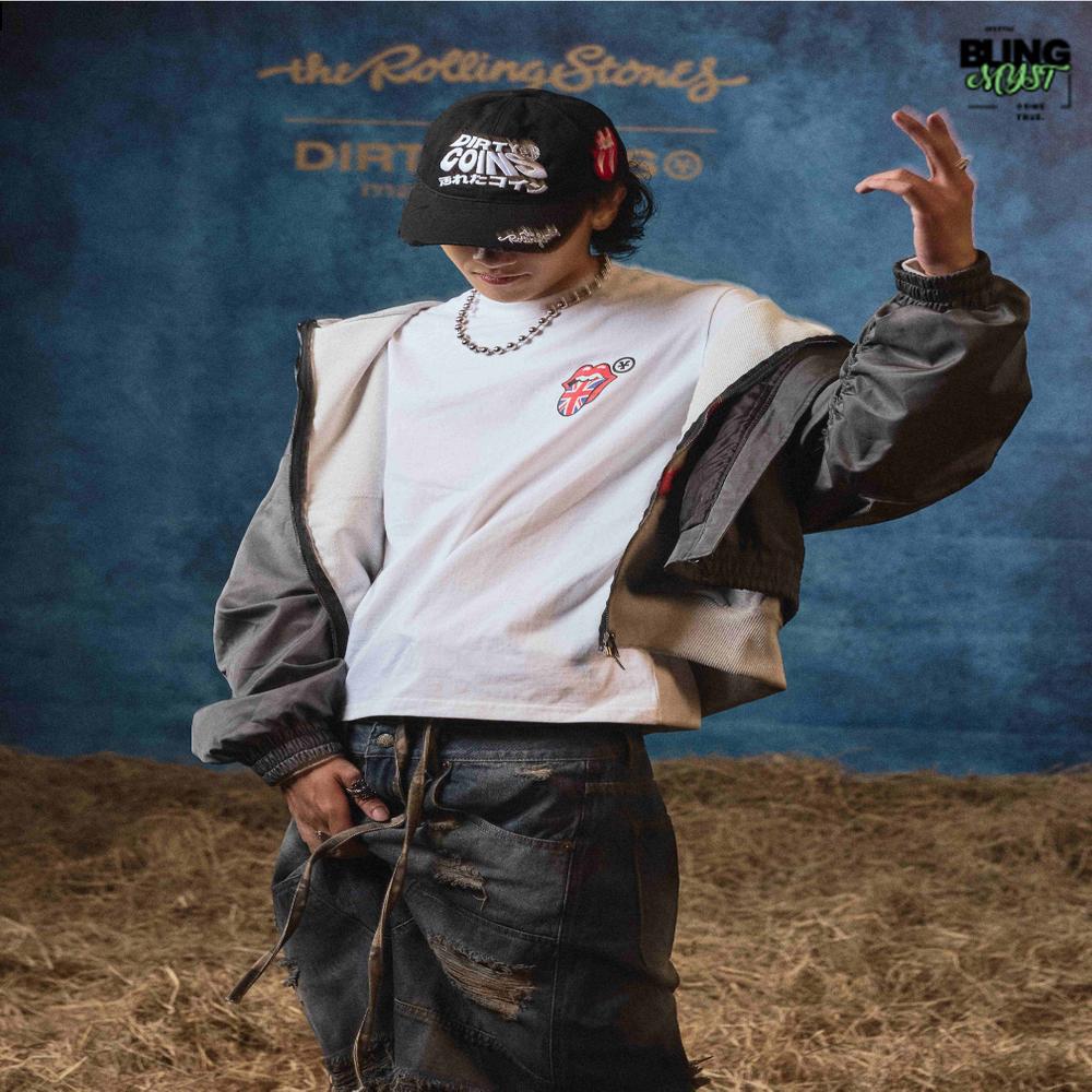Dirty Coins Rolling Stones UK Logo T-Shirt Dirty Coins Rolling Stones UK Logo T-Shirt