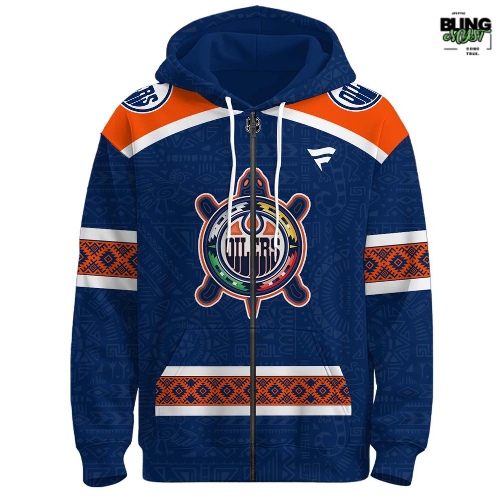 Edmonton Oilers Indigenous People Heritage 2026 Hoodie Edmonton Oilers Indigenous People Heritage 2026 Hoodie