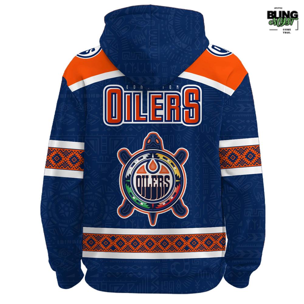 Edmonton Oilers Indigenous People Heritage 2026 Hoodie Edmonton Oilers Indigenous People Heritage 2026 Hoodie