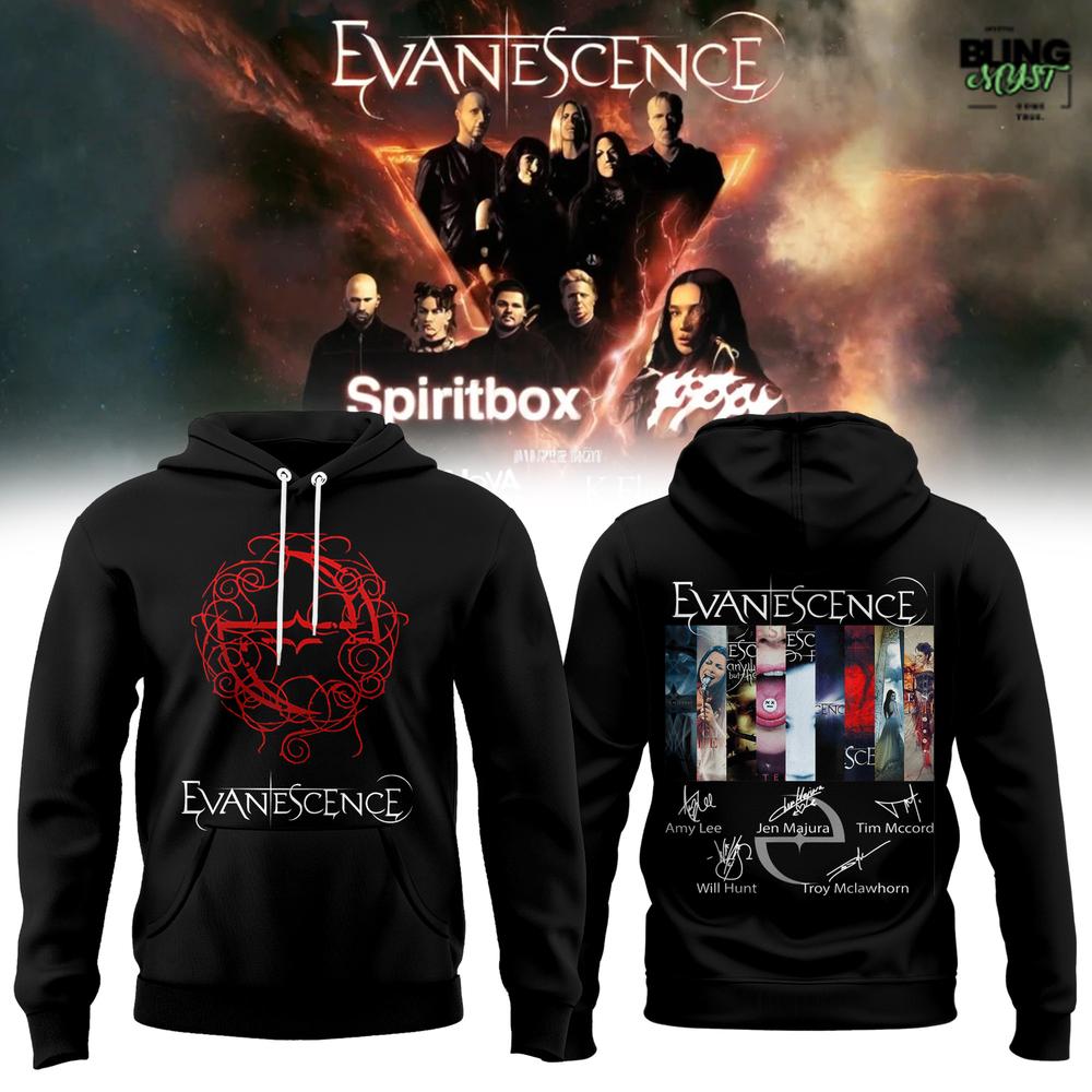 Evanescence US & UK 2026 World Tour Special Edition Hoodie Evanescence US & UK 2026 World Tour Special Edition Hoodie