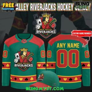 Evansville Thunderbolts x Ohio Valley Riverjacks Special Edition Hockey Jersey