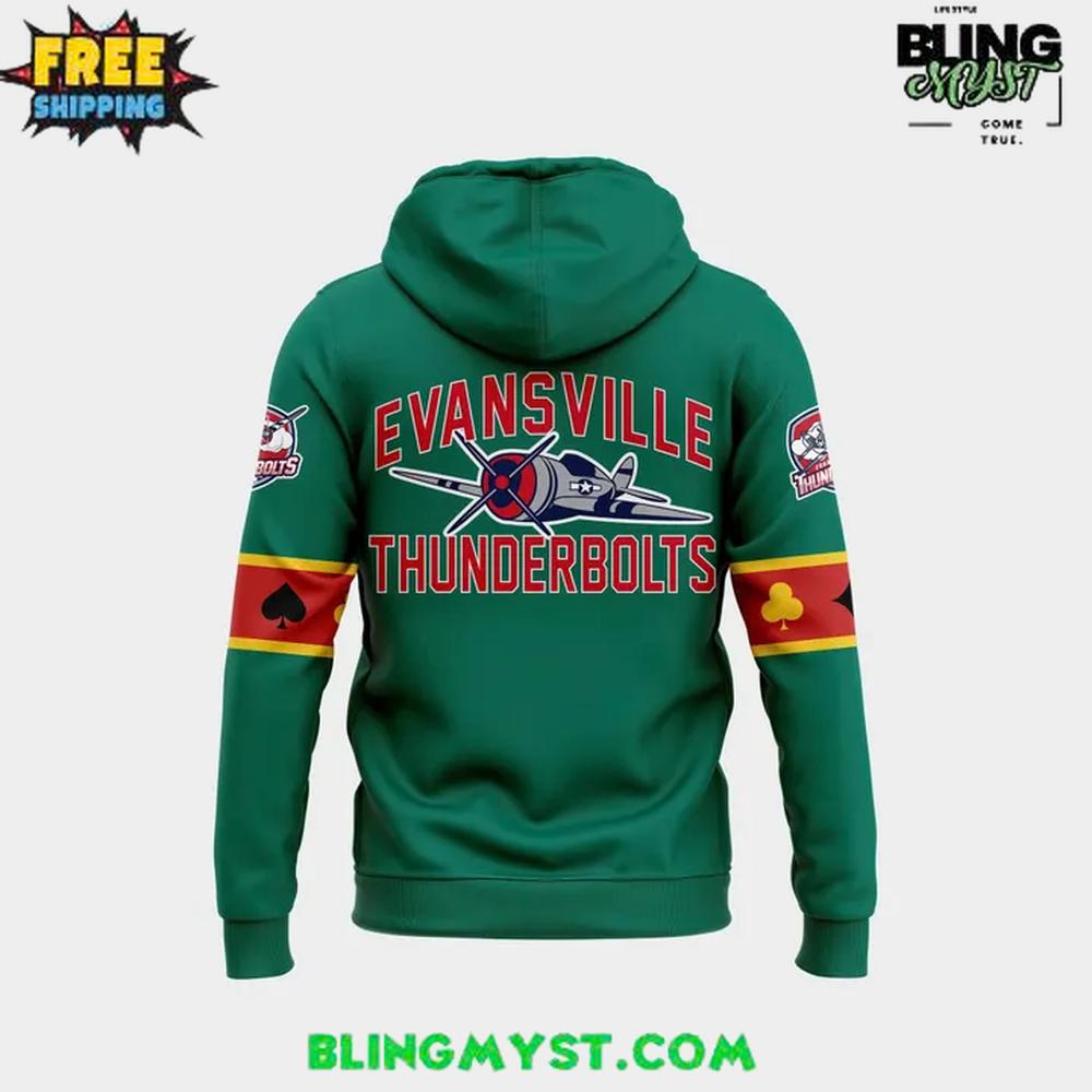 Evansville Thunderbolts x Ohio Valley Riverjacks Special Edition Hoodie Evansville Thunderbolts x Ohio Valley Riverjacks Special Edition Hoodie