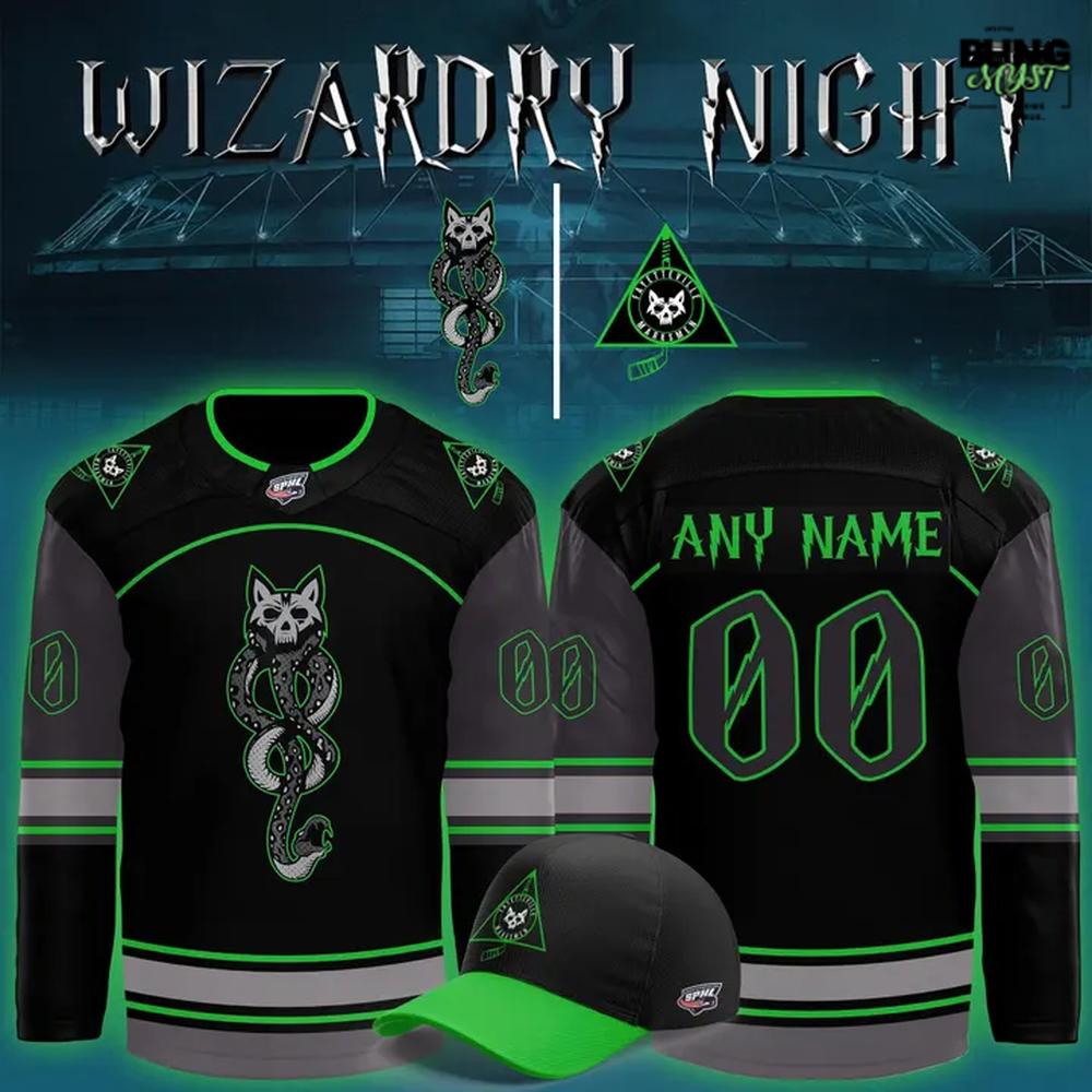 Fayetteville Marksmen Wizardry Night Limited Edition Hockey Jersey Fayetteville Marksmen Wizardry Night Limited Edition Hockey Jersey