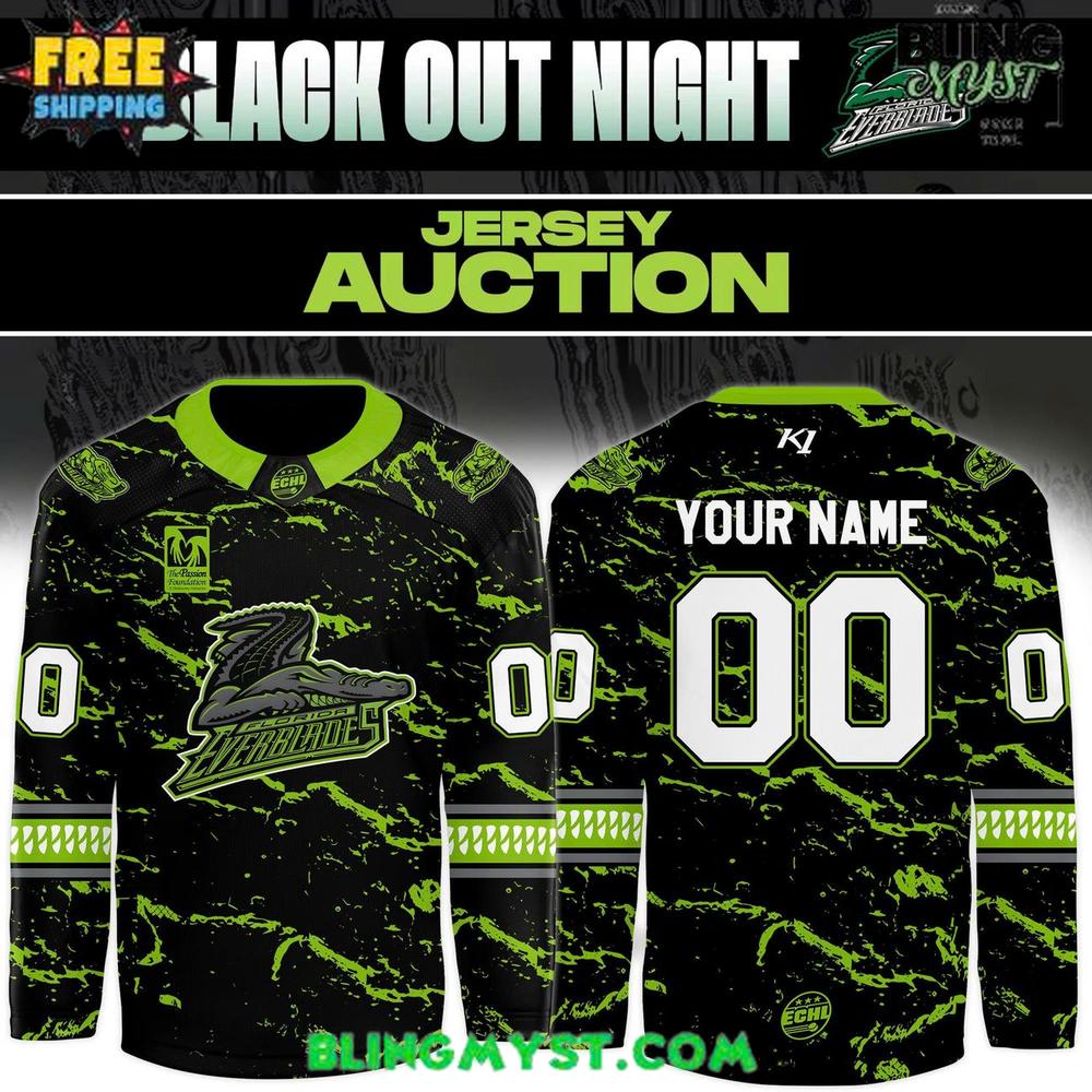 Florida Everblades Blackout Night 2025–26 Hockey Jersey Florida Everblades Blackout Night 2025–26 Hockey Jersey