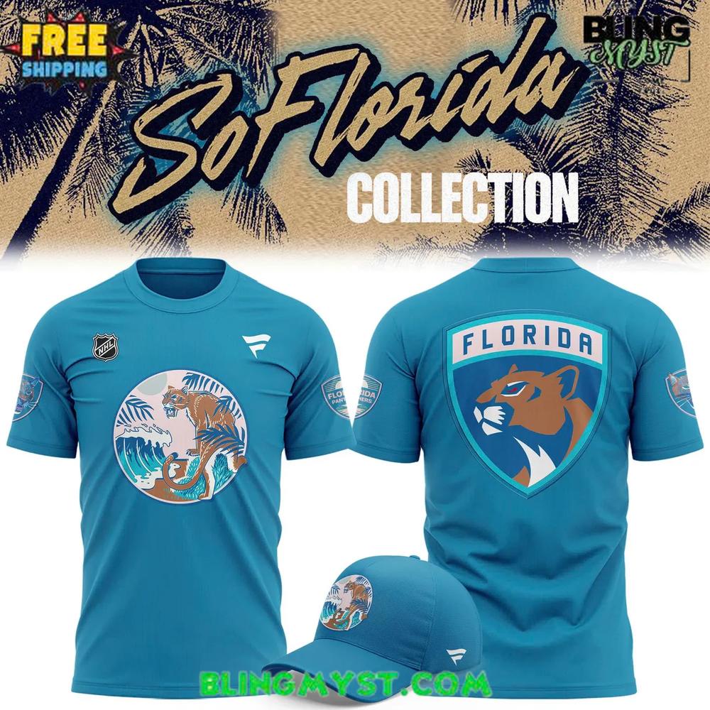 Florida Panthers SoFloria Limited Edition T-Shirt Florida Panthers SoFloria Limited Edition T-Shirt