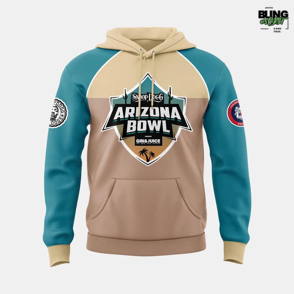Fresno State Bulldogs Snoop Dogg 2025 Arizona Bowl Hoodie Fresno State Bulldogs Snoop Dogg 2025 Arizona Bowl Hoodie