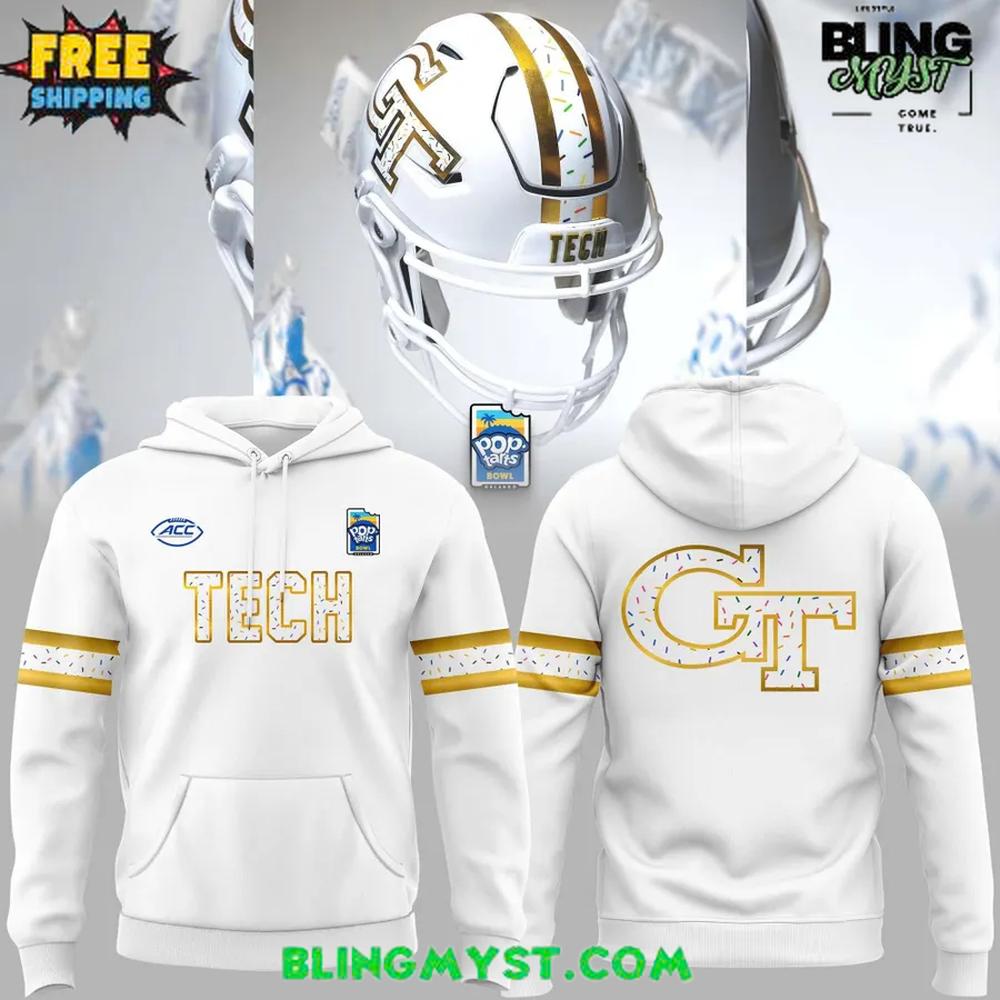 Georgia Tech Yellow Jackets Pop-Tarts Bowl Limited Edition Hoodie Georgia Tech Yellow Jackets Pop-Tarts Bowl Limited Edition Hoodie
