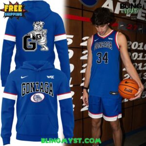 Gonzaga Bulldogs 2025 Throwback Uniform Special Hoodie