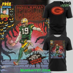 Green Bay Packers Daniel Whelan x Stranger Things T-Shirt