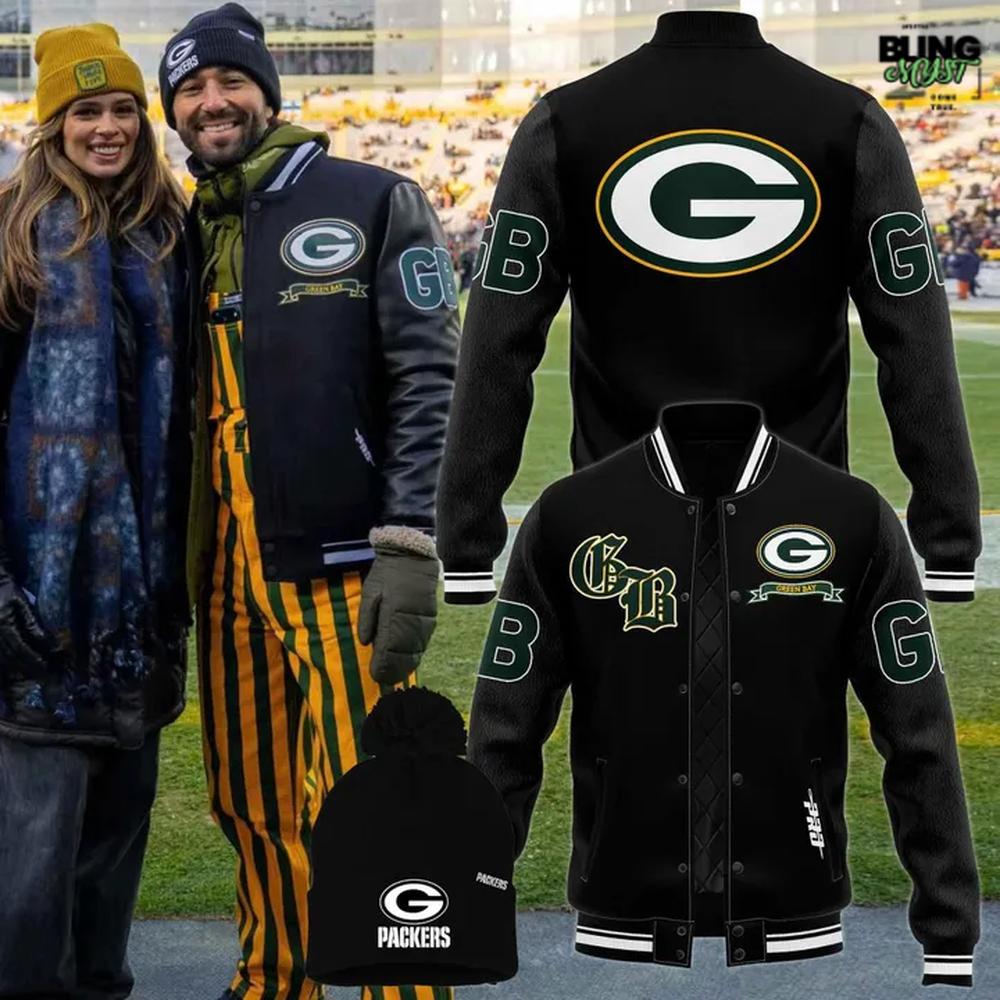 Green Bay Packers Joey Graziadei 2025 New Bomber Jacket Green Bay Packers Joey Graziadei 2025 New Bomber Jacket