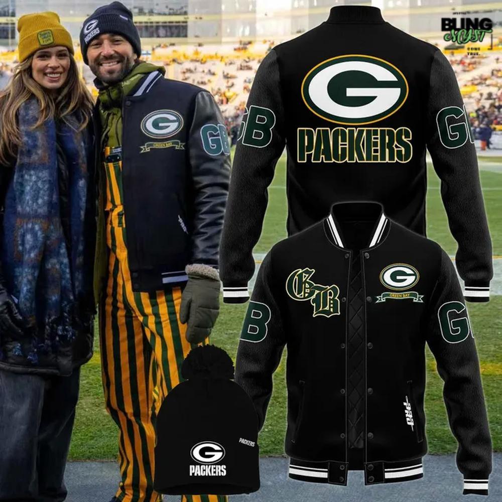 Green Bay Packers Joey Graziadei 2025 New Bomber Jacket Green Bay Packers Joey Graziadei 2025 New Bomber Jacket
