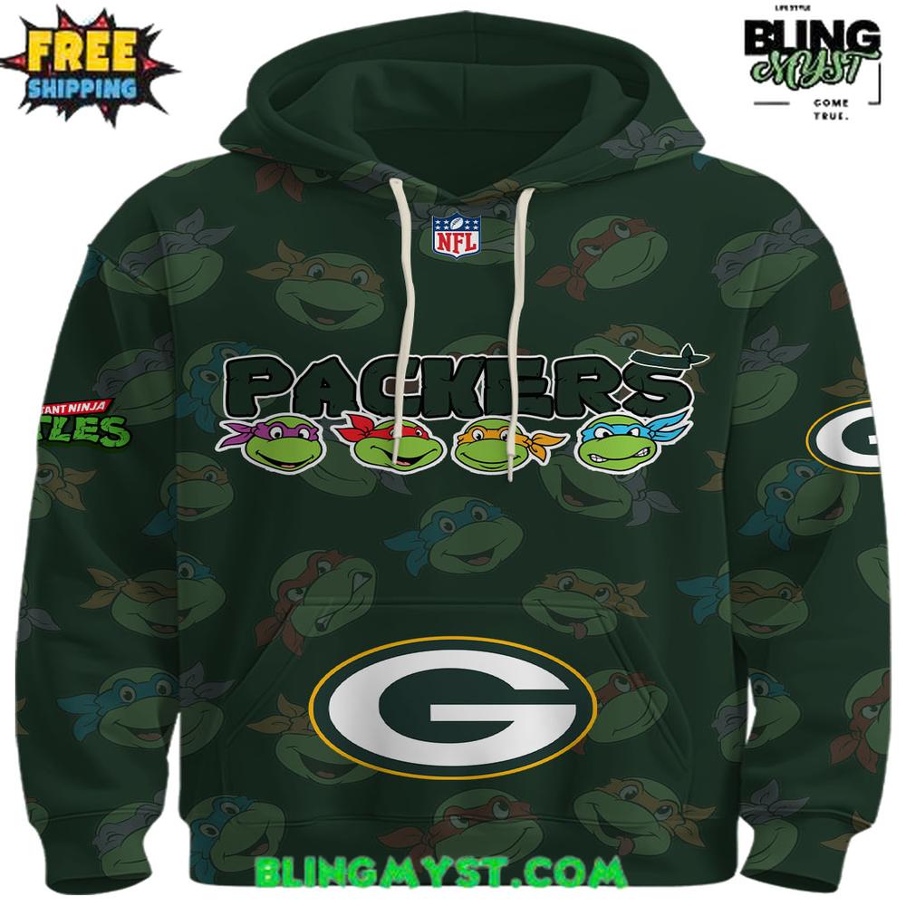 Green Bay Packers Teenage Mutant Ninja Turtles Special Hoodie Green Bay Packers Teenage Mutant Ninja Turtles Special Hoodie