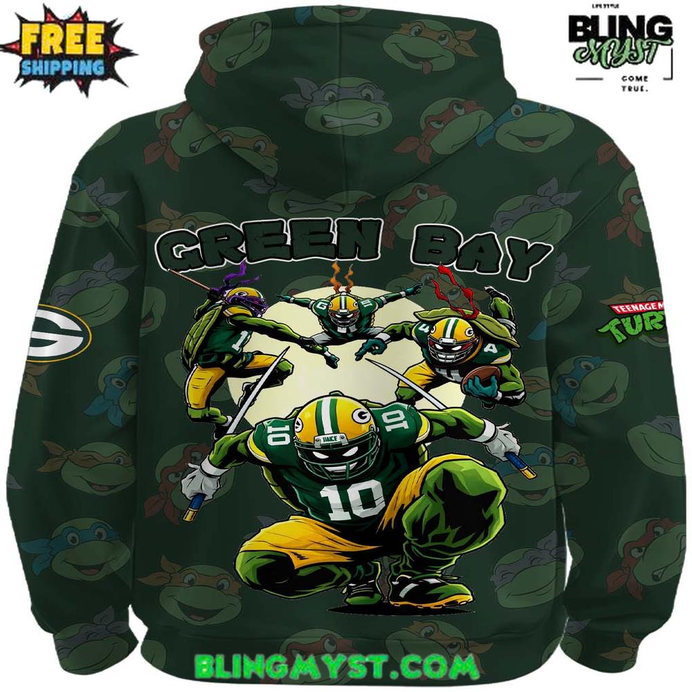 Green Bay Packers Teenage Mutant Ninja Turtles Special Hoodie Green Bay Packers Teenage Mutant Ninja Turtles Special Hoodie