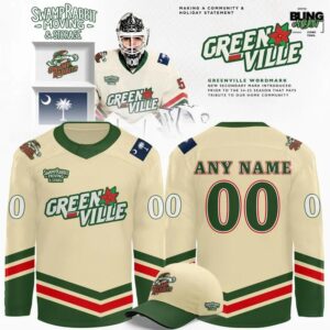 Greenville Swamp Rabbits Moving & Storage 2026 Hockey Jersey