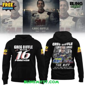 Greg Biffle Thank You For The Memories Special Hoodie