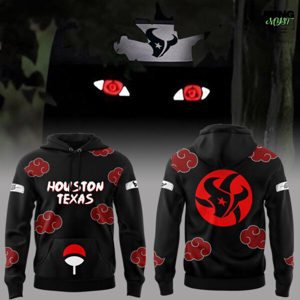 Houston Texans Naruto Uchiha Itachi Special Edition Hoodie Houston Texans Naruto Uchiha Itachi Special Edition Hoodie