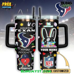 Houston Texans x Bad Bunny Super Bowl LX Stanley Tumbler Cup